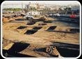 Construction site viewed from height.